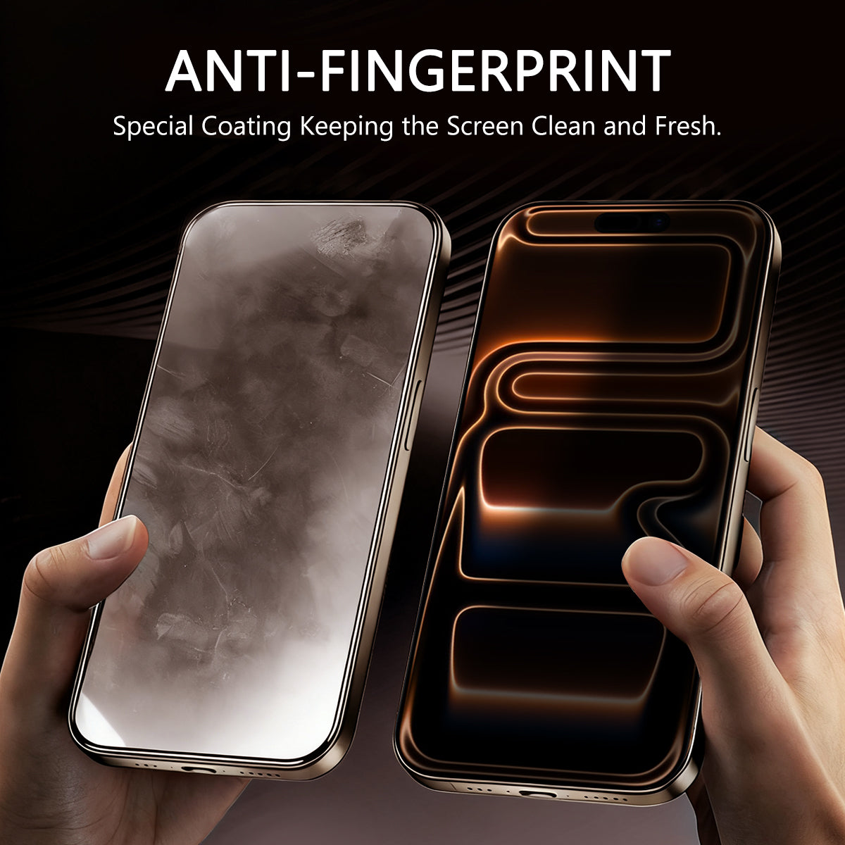 Asli Global E-Touch Shield Premium Glass With Applicator for iPhone 17 Pro | Privacy