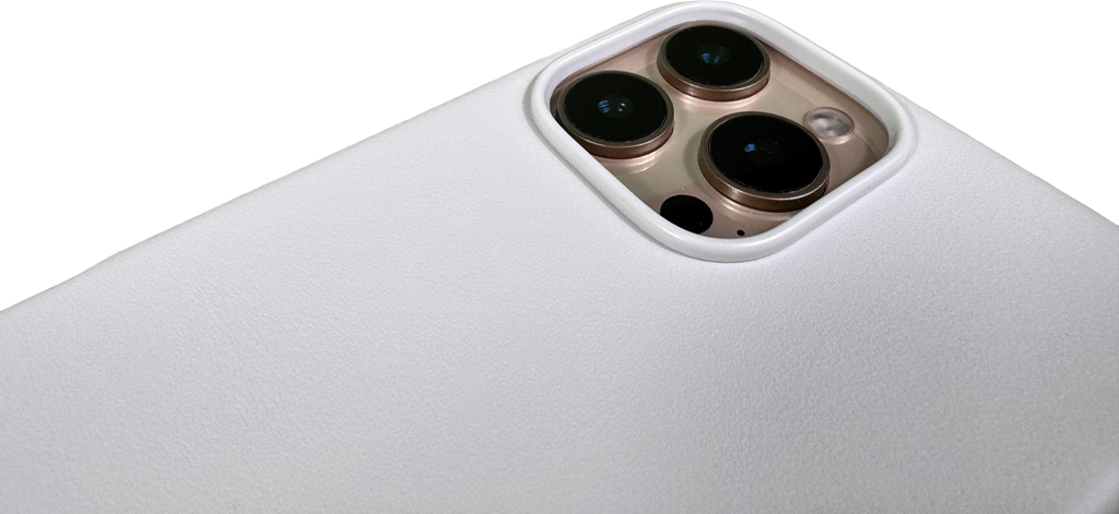 LZEL iPhone 16 Pro MagLeather Case | Light Gray