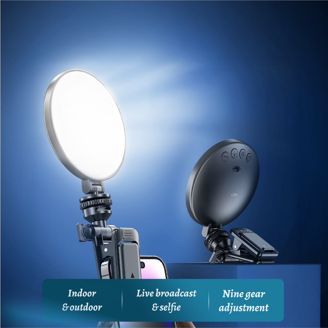 LZEL Glidesnap Series Portable 3-Color Led Clip Light