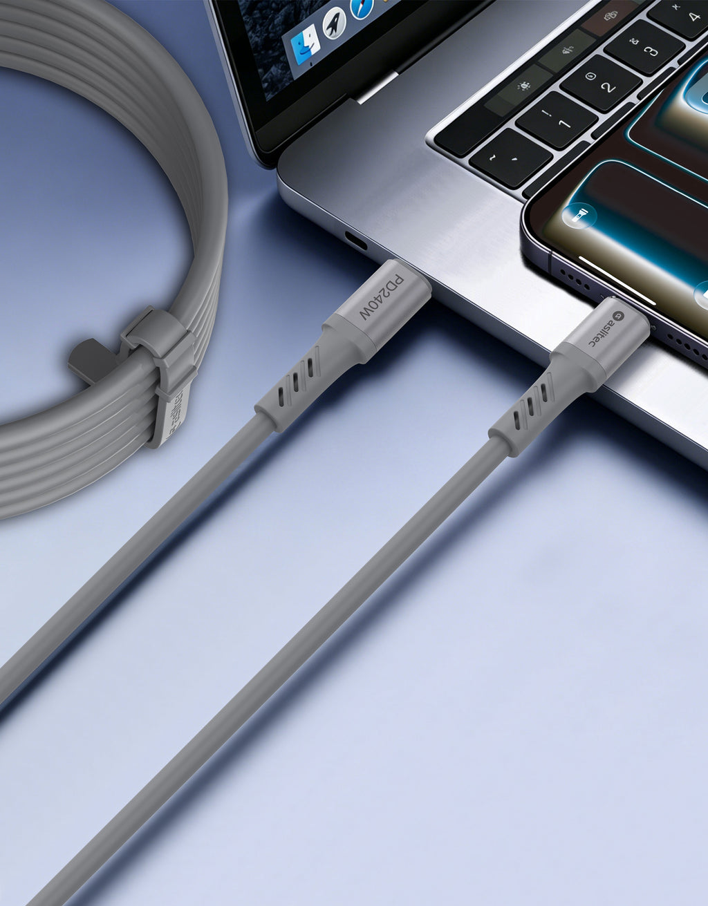 aslitec GRAPHENEX 240W Fast Charging & Data Cable USB-C to USB-C