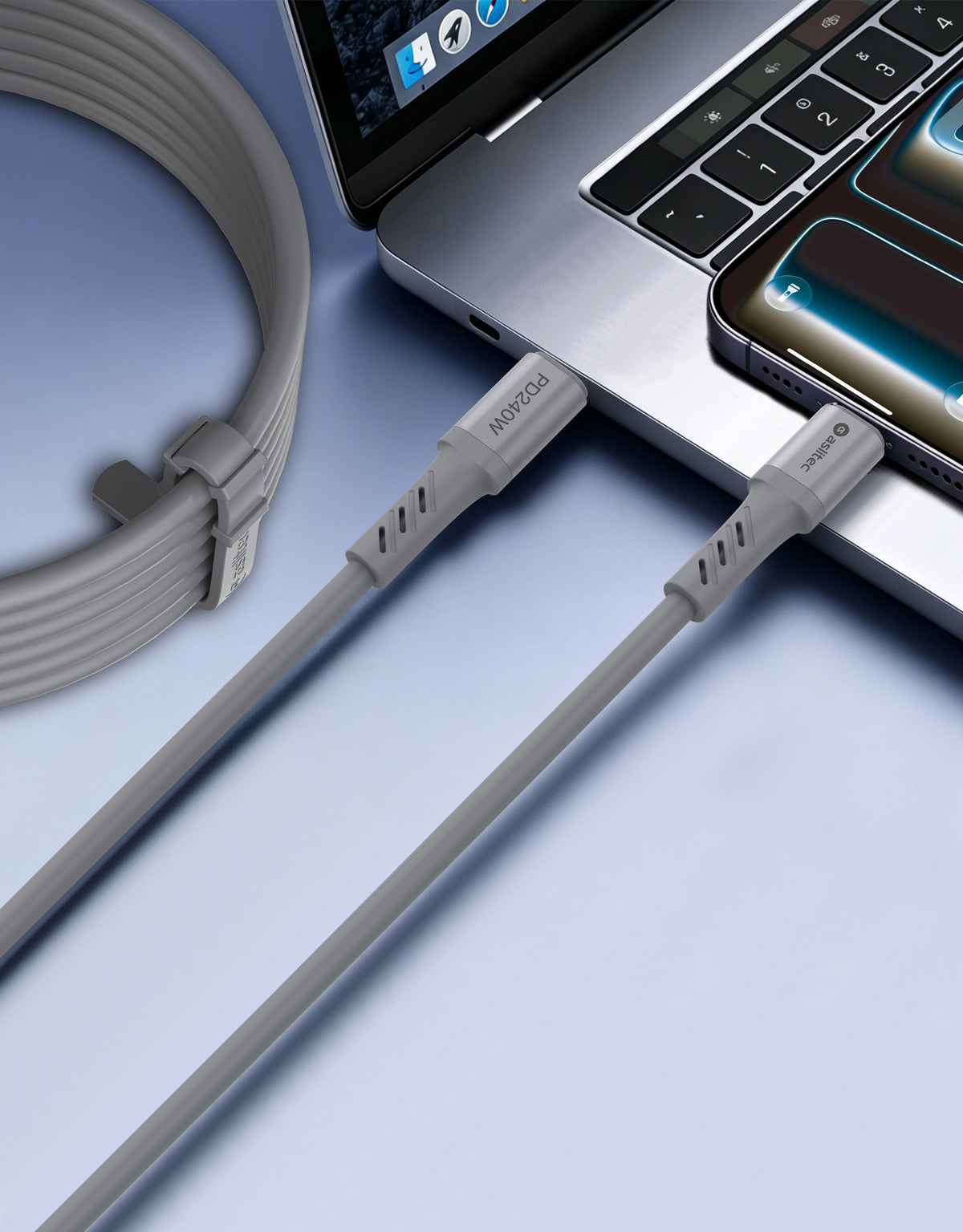 aslitec GRAPHENEX 240W Fast Charging & Data Cable USB-C to USB-C