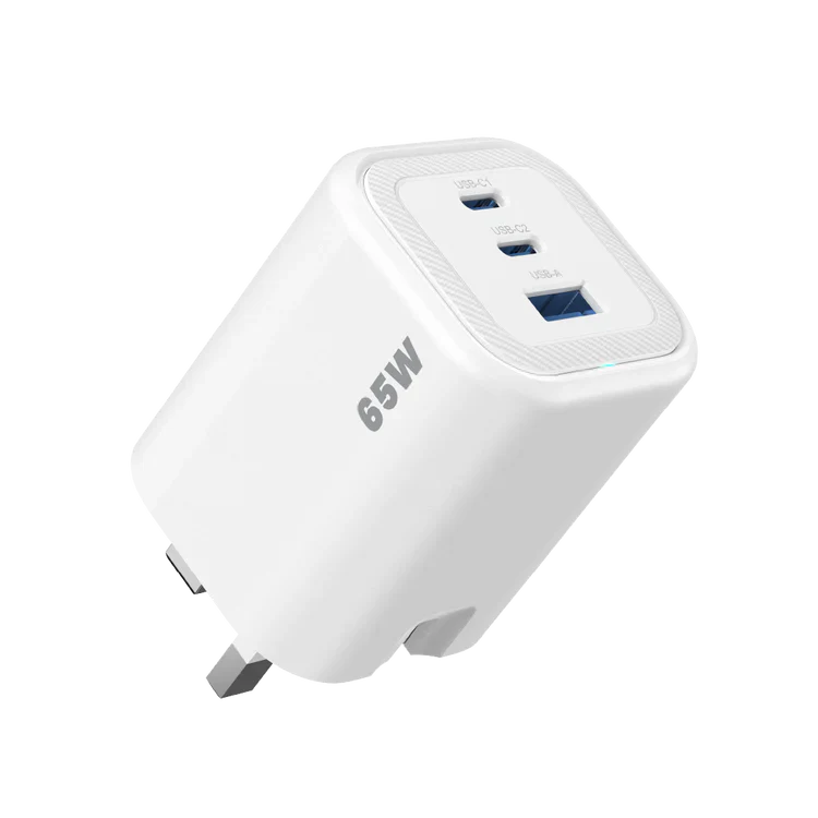 Asli  Global Maxcharge 65 Gan 3-Port Usb-A & Dual Usb-C Fast Charger