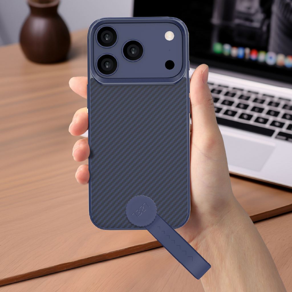 LZEL Back Cover With Magsafe For IPhone 17 Pro Max | Blue