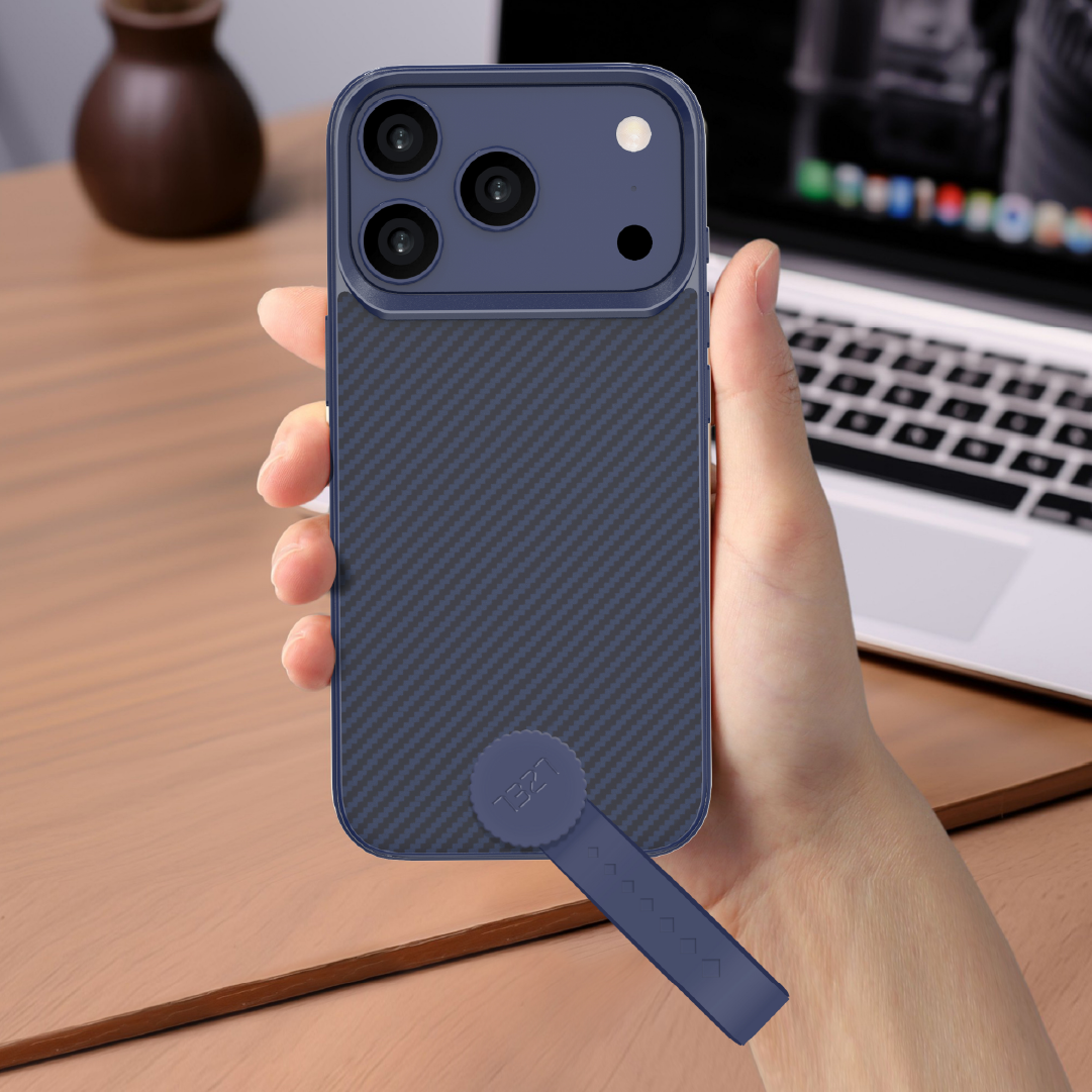 LZEL Back Cover With Magsafe For IPhone 17 Pro Max | Blue