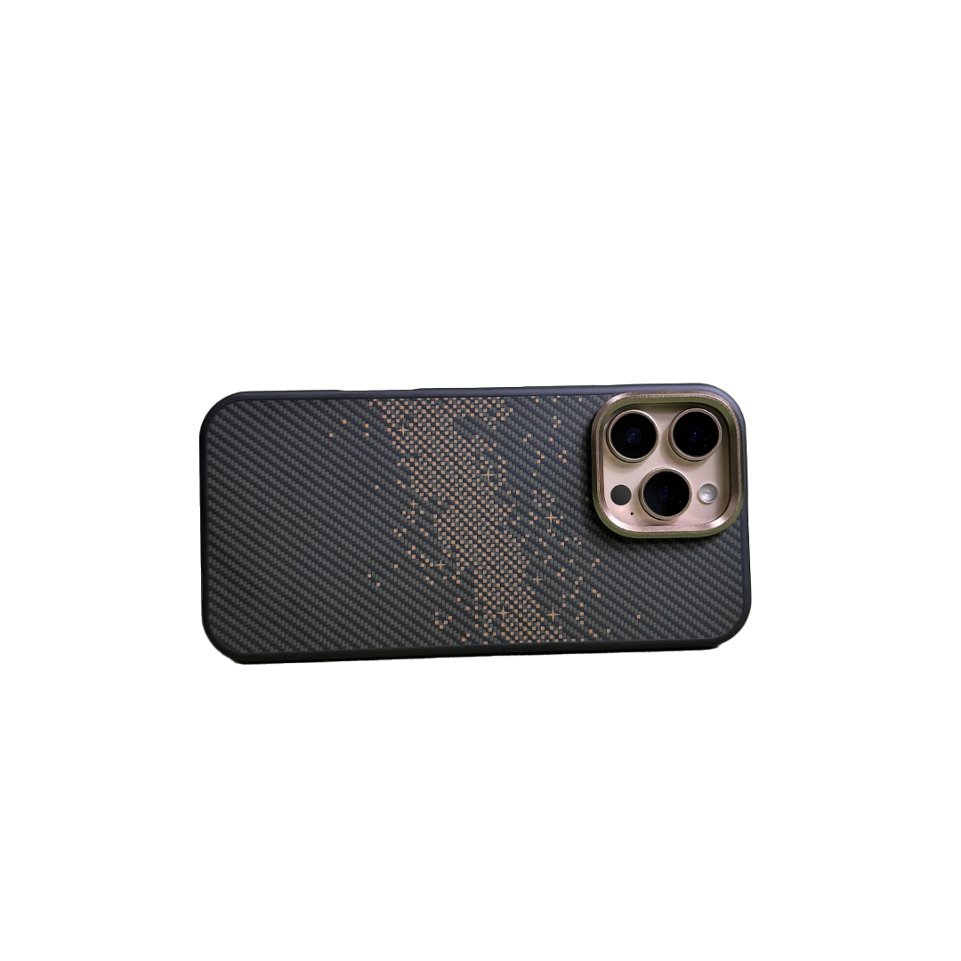 LZEL iPhone 16 Pro Max MagKevlar Armor Case With MagSafe |Copper/Black