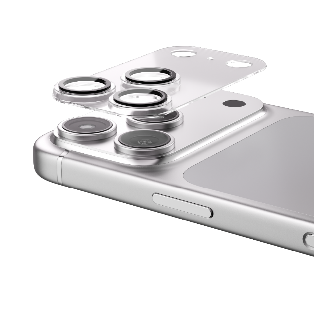 Asli  Global Armorlens Series Metal Tempered Glass Camera Lens Protector For IPhone 17 Pro Max | Clear