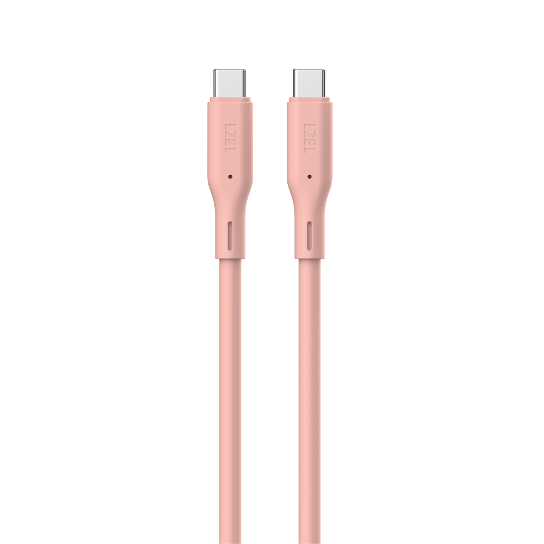 LZEL Celeris Silox CXL Soft Silicone USB-C to USB-C Cable, 480Mbps, 240W Max, 2m