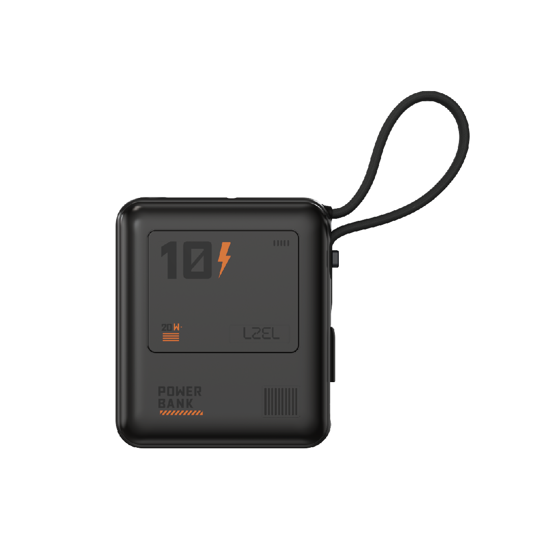 LZEL Zenoflex Surge10 10000Mah 20W Max Pd Power Bank Supports Type-C | Black