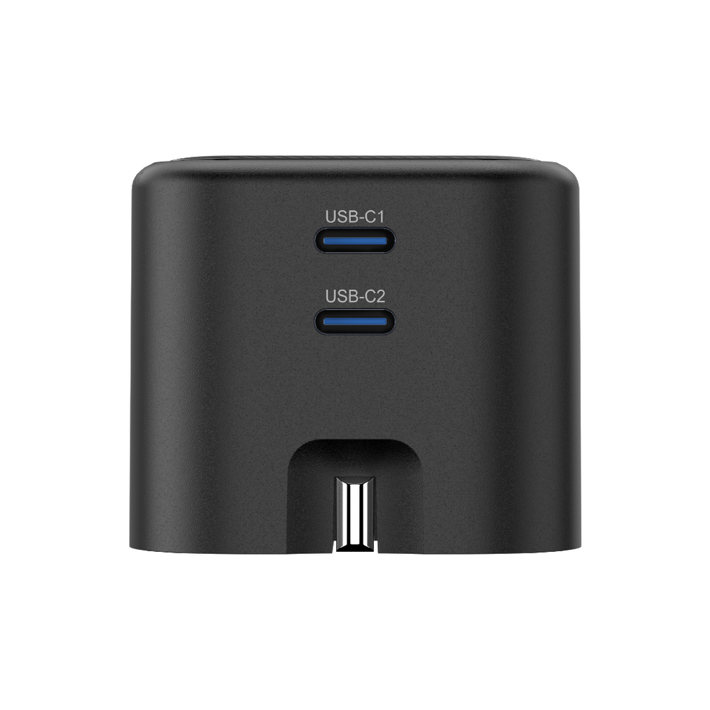Asli  Global Powercore Dual 45 Gan Dual-Port Usb-C Fast Charger | Black