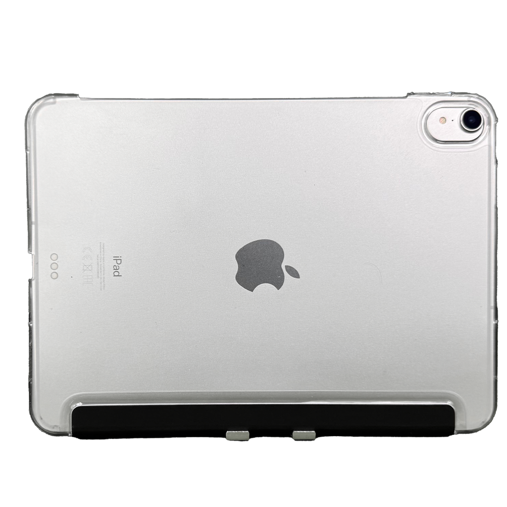 LZEL Imperium Trifolio Smart Folio Case for iPad 10.9" / 11" (A16-2025) – Transparent Back | Black