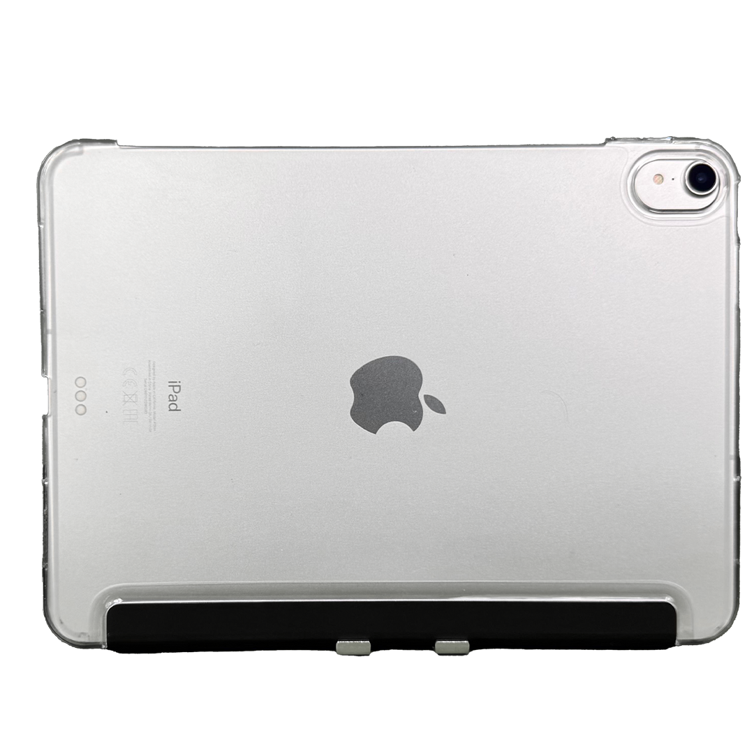LZEL Imperium Trifolio Smart Folio Case for iPad 10.9" / 11" (A16-2025) – Transparent Back | Black