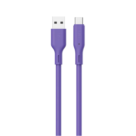 LZEL Celeris Silox CXL Soft Silicone USB-A to USB-C Cable, 480Mbps, 15W Max, 2m