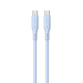 LZEL Celeris Silox CXL Soft Silicone USB-C to USB-C Cable, 480Mbps, 240W Max, 2m | Blue
