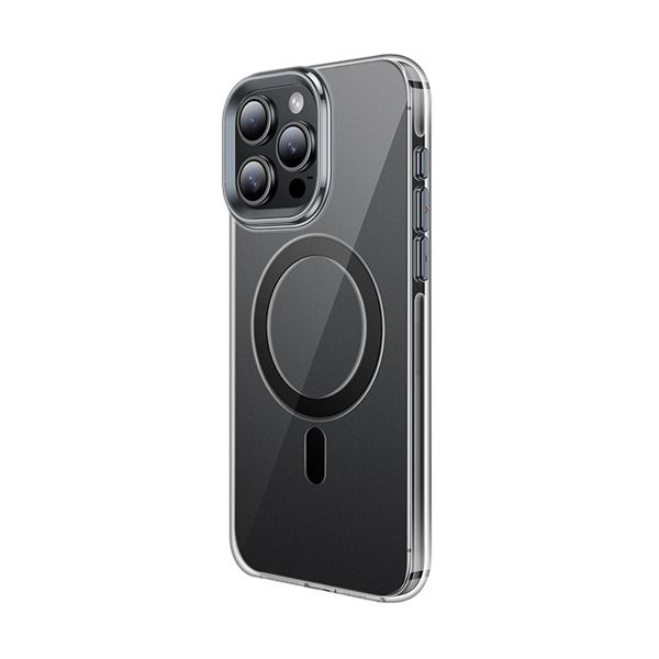 Hoco Transparent Magnetic Case For iPhone 15 Pro | Smoke