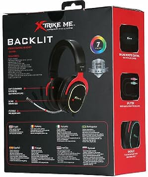 Xtrike Me Backlit Stereo Gaming Headset With 3.5mm Jack