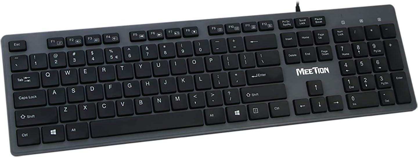 Meetion USB Standard Chocolate Keyboard