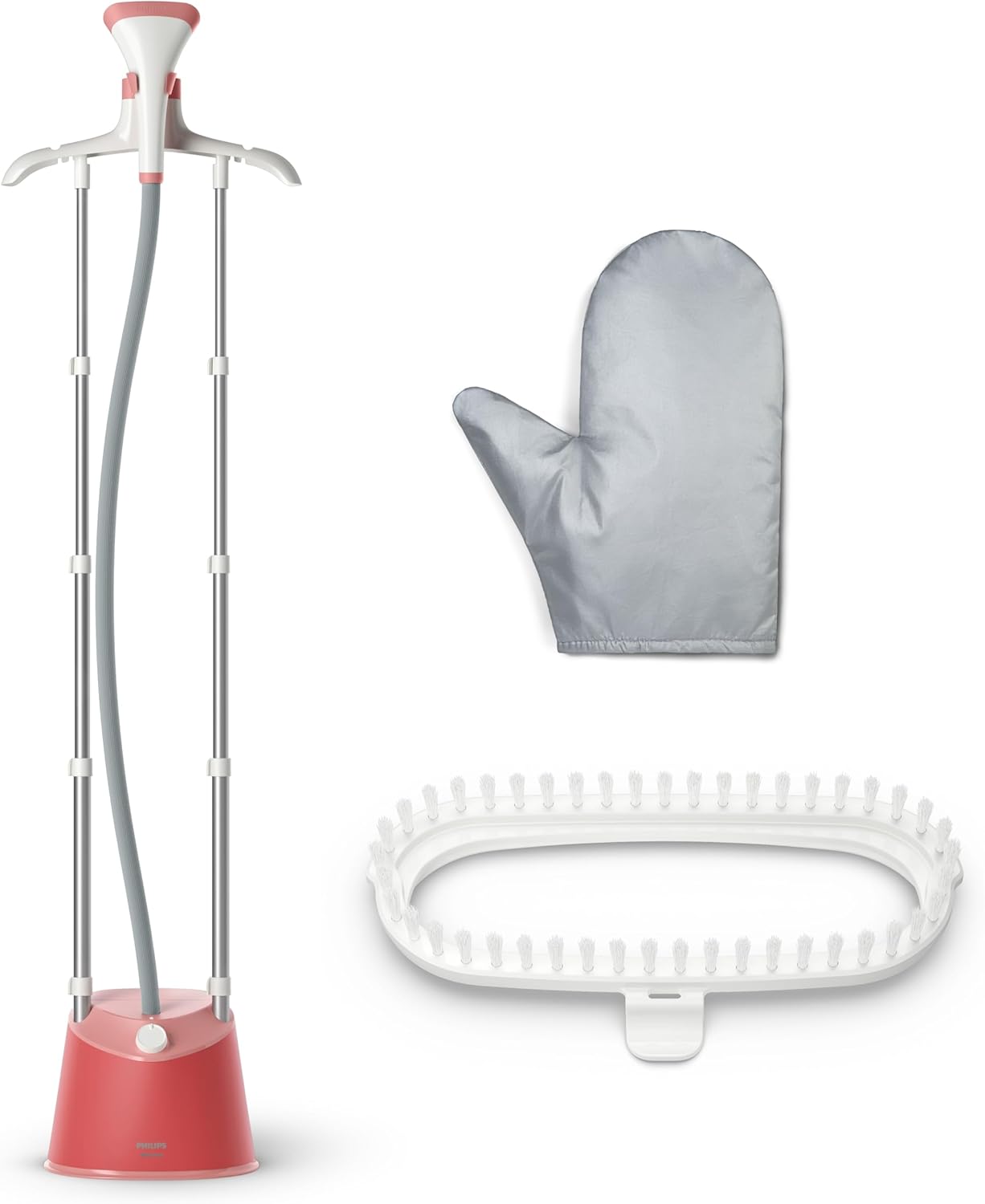 Philips 1000 Series Vertical Steamer, 1800W, 1.8L | Soft Red