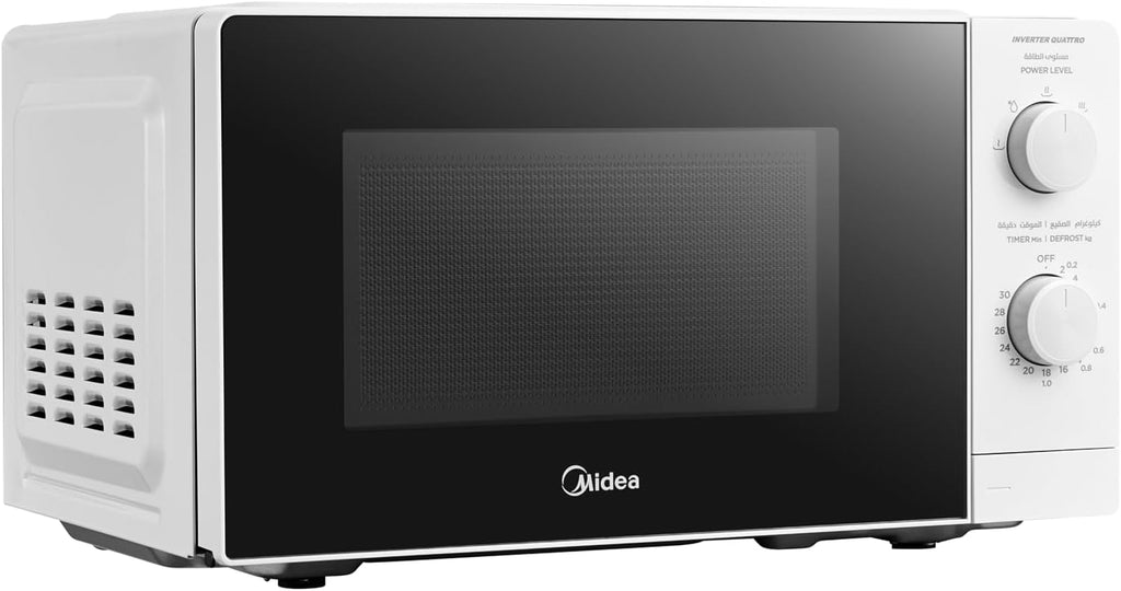 Midea 20L Solo Microwave Oven, 700W, 5 Power Levels |White