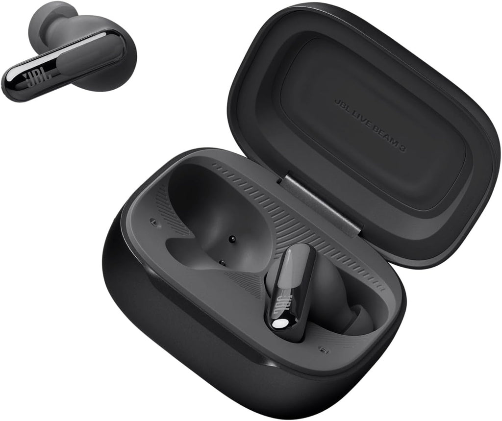 JBL Live Beam 3 True Wireless Earbuds with Screen | Black