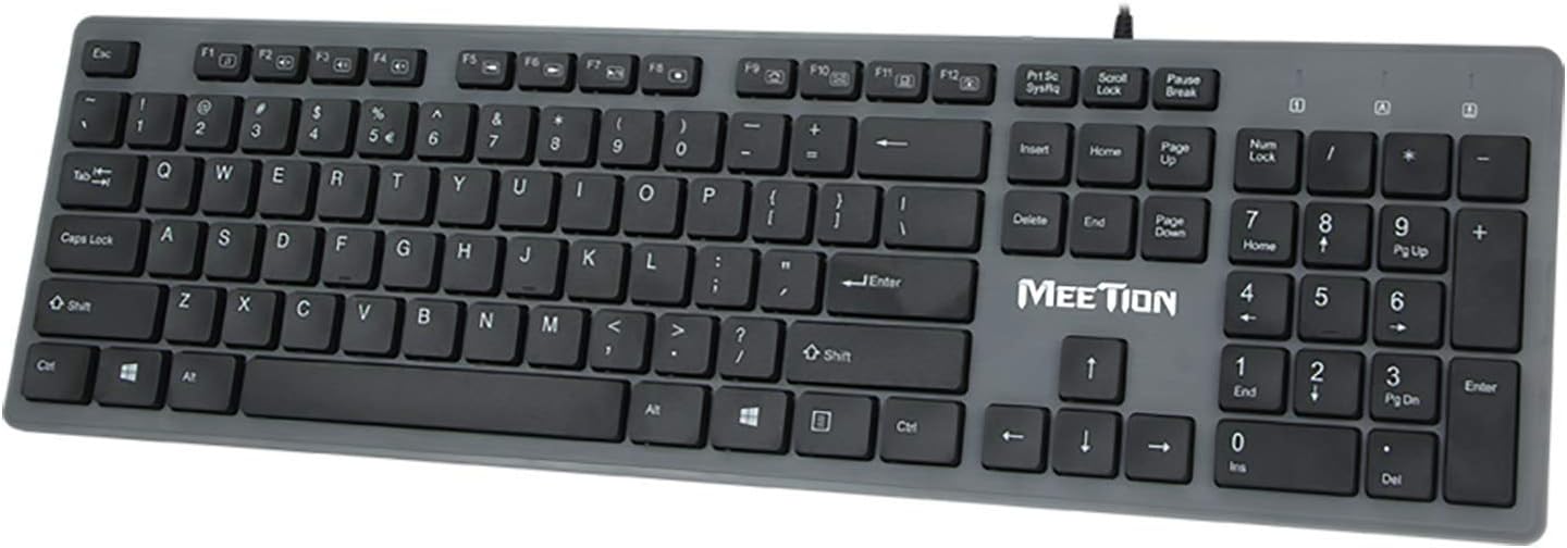 Meetion USB Standard Chocolate Keyboard