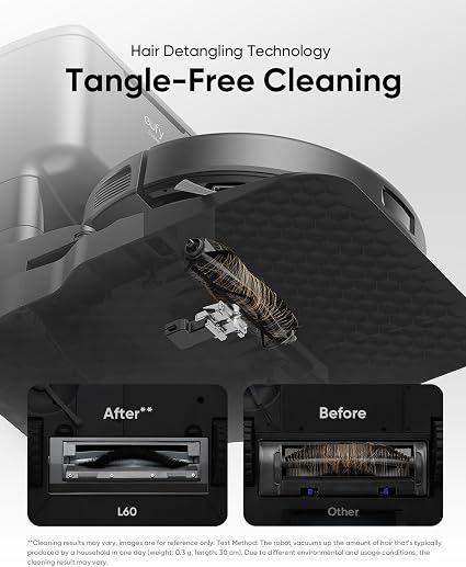 eufy L60 Hybrid SES Robot Vacuum | Black