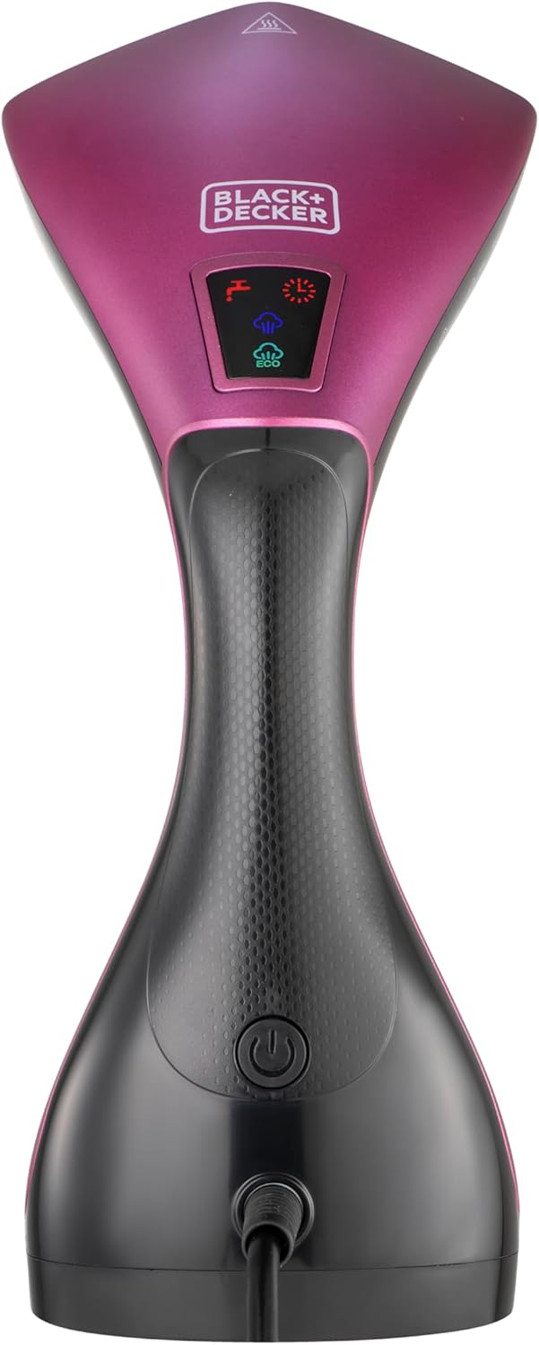 Black & Decker Portable Digital Handheld Garment Steamer 1600W | Black