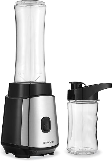 Kenwood Personal Blender 350W with 570ml & 400ml Bottles | Black & Silver