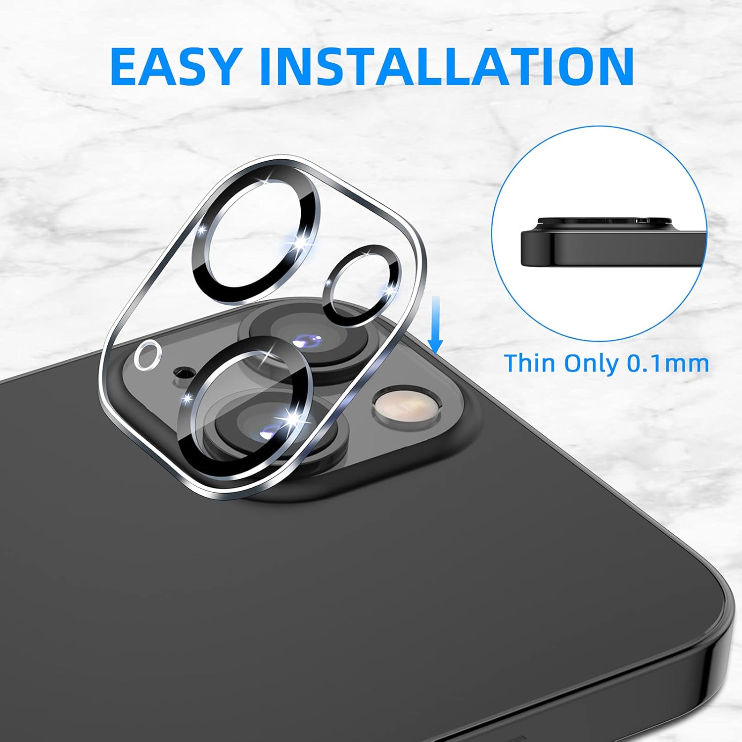 Anank iPhone 13 Anti Reflection Glass For Camera | Transparent