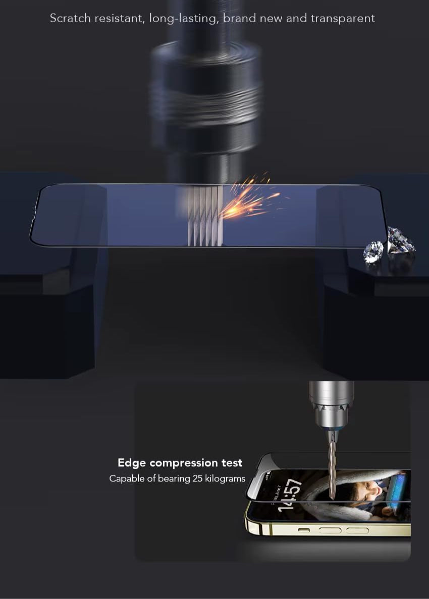 Anank iPhone 15 Pro 2.5d Reinforced Edge Glass