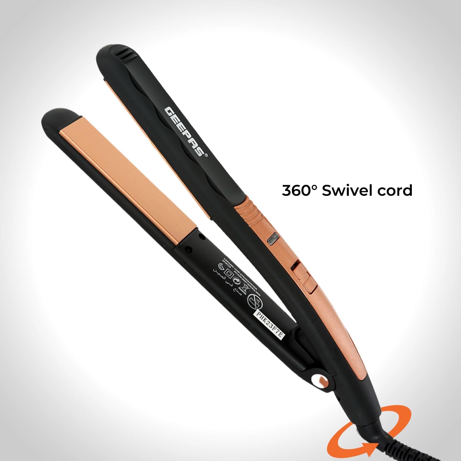 Geepas Ceramic Hair Straightener â€“ Rose Gold