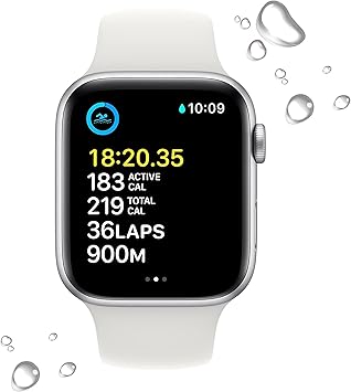 Apple Watch SE GPS + Cellular 40mm Silver Aluminium Case with White Sport Band | Regular