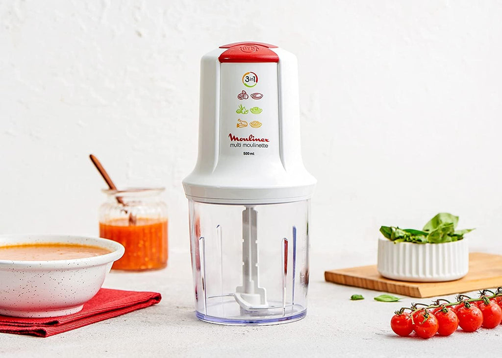 Moulinex Vegetable Chopper  Multi Moulinette 2 Speeds Mini  Chopper 400W 500 ml