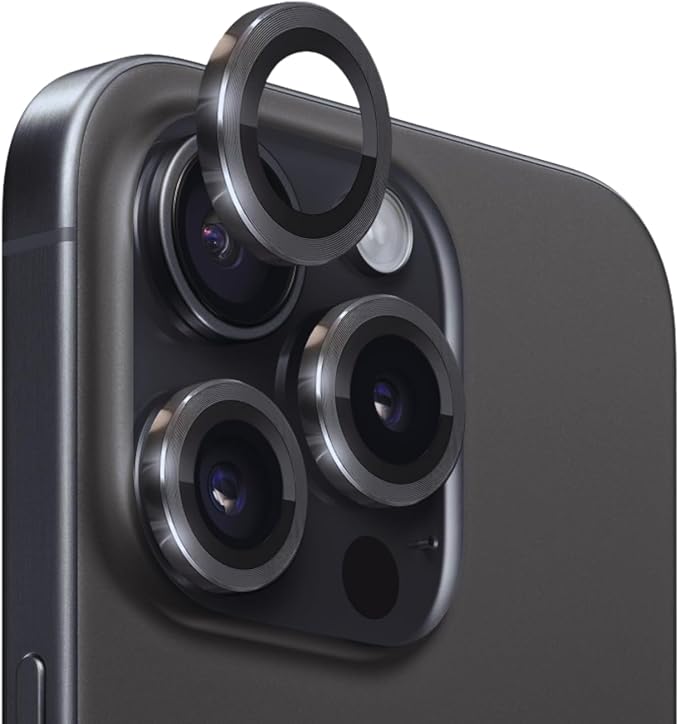 Anank AR Glass For Camera For iPhone 15 Pro / 15 Pro Max Flame | Black