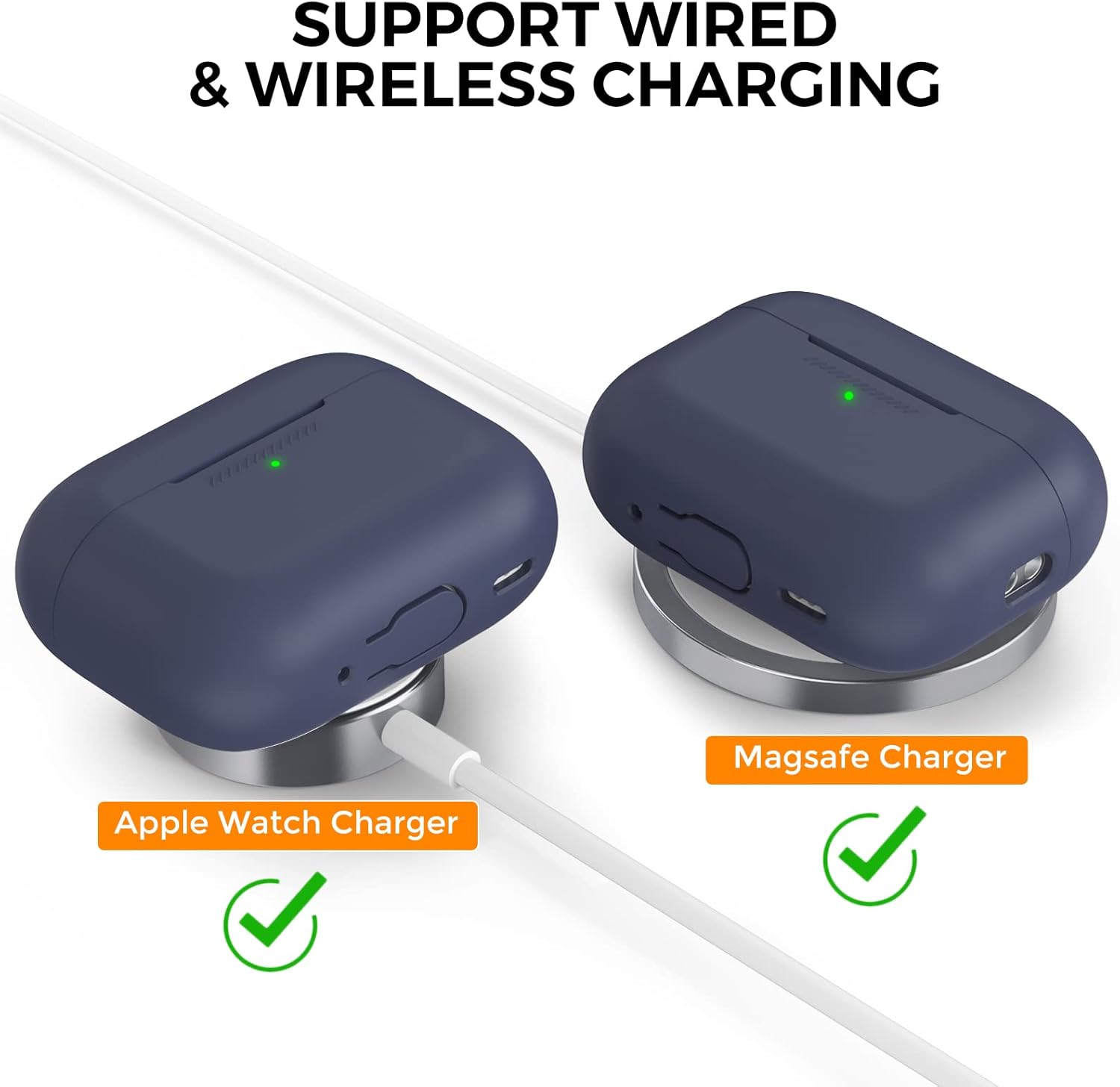 AhaStyle AirPods Pro 2 Case Silicone Protective Cover | Sky Blue