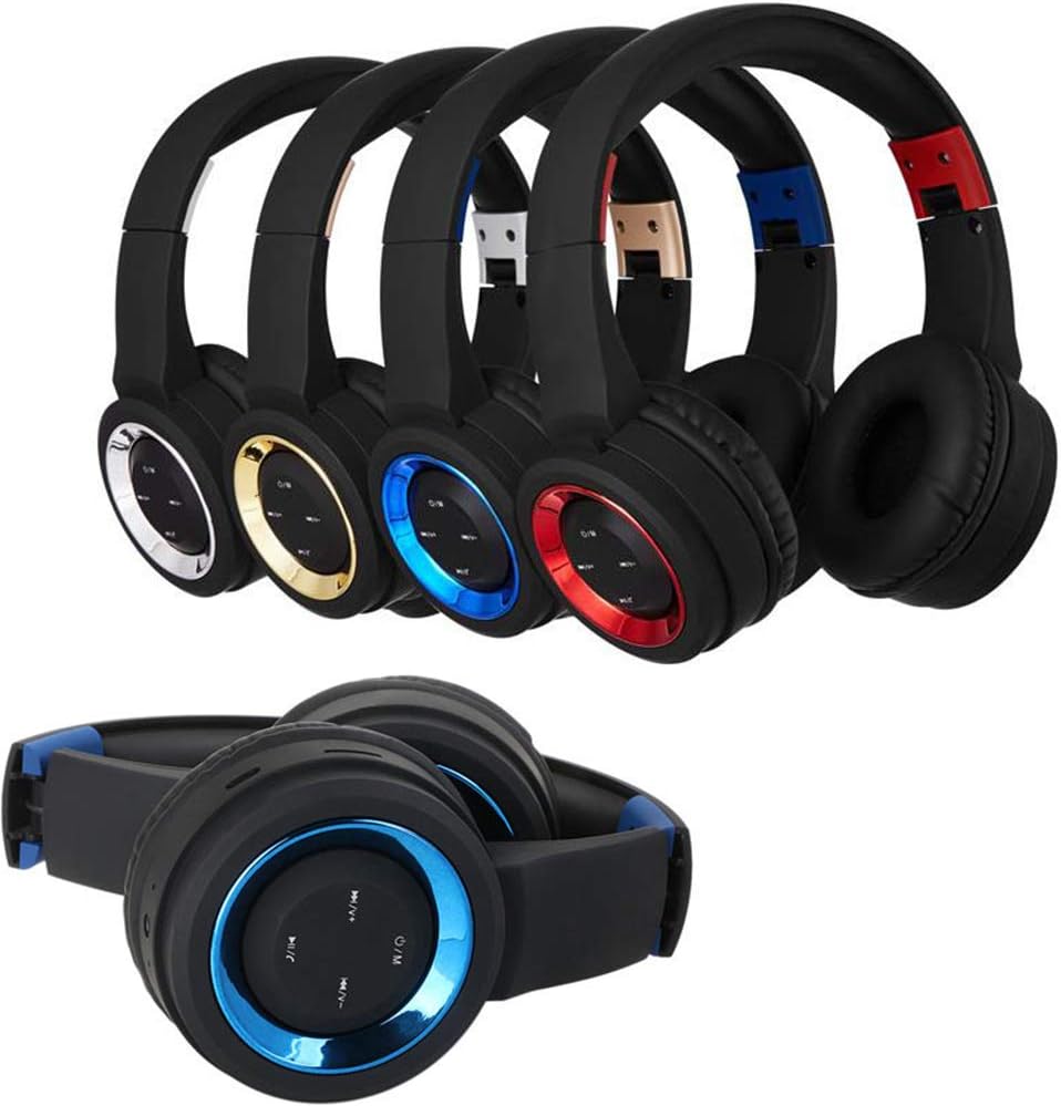Wireless Headphone Rechargeable Ear Cup Noise Reduction