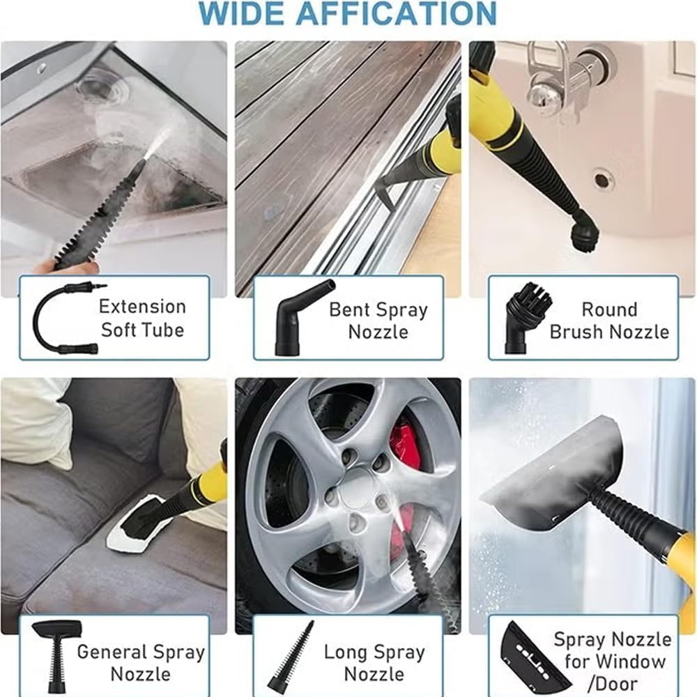 Quest DF-A001 Portable Stain Remover Steam Cleaner