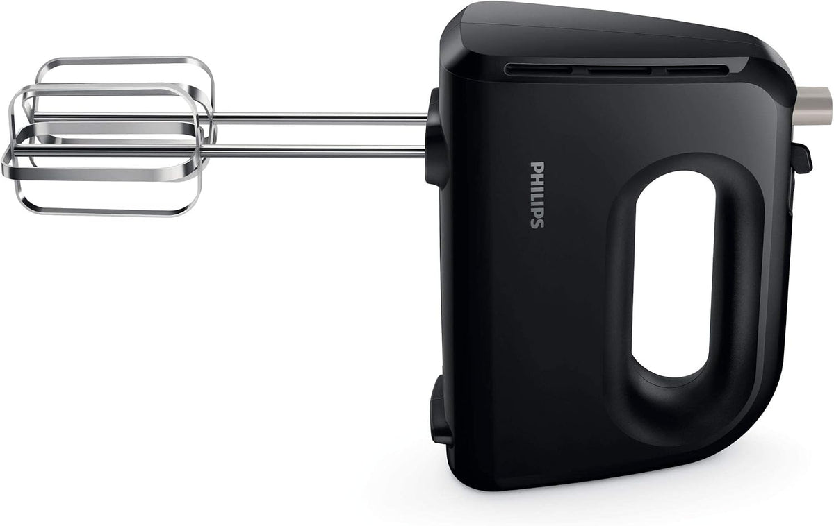 Philips Daily Collection Hand Mixer, 280W | HR3704/11 - Black