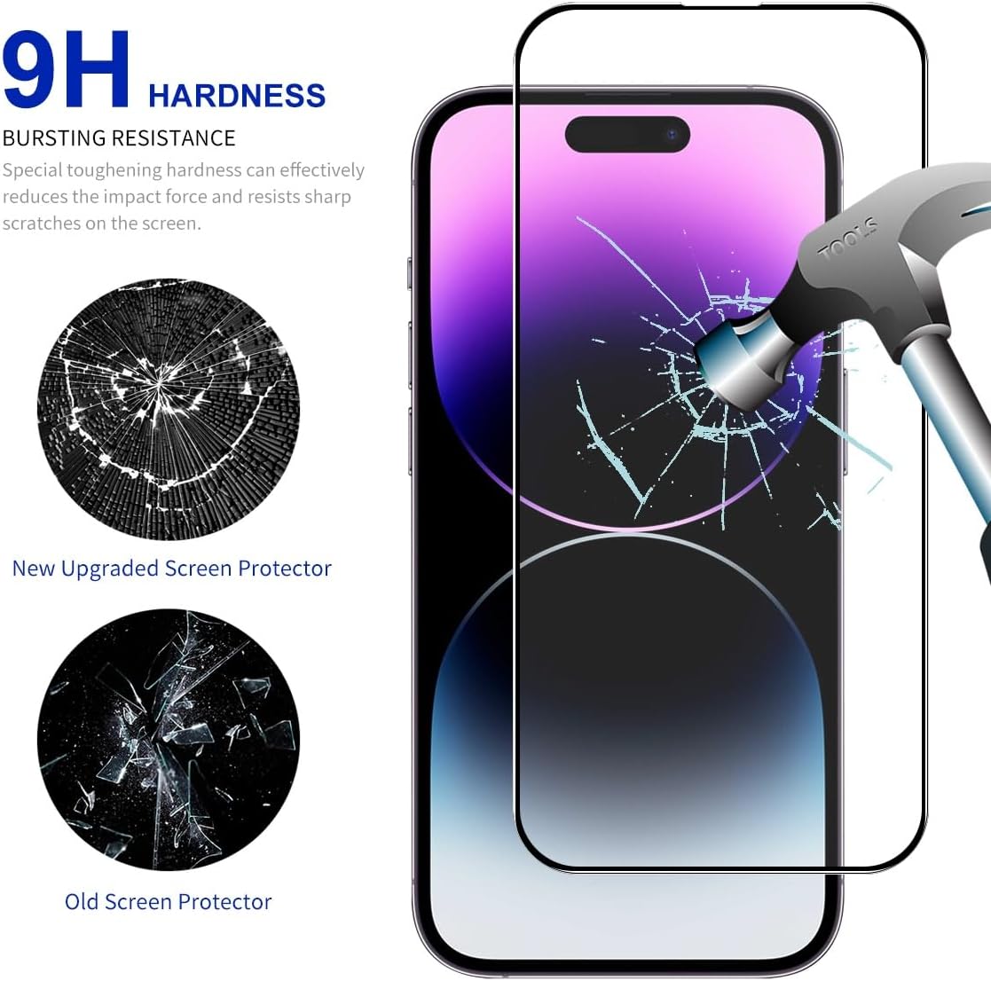 90 Percent Screen Protector Glass for iPhone 16