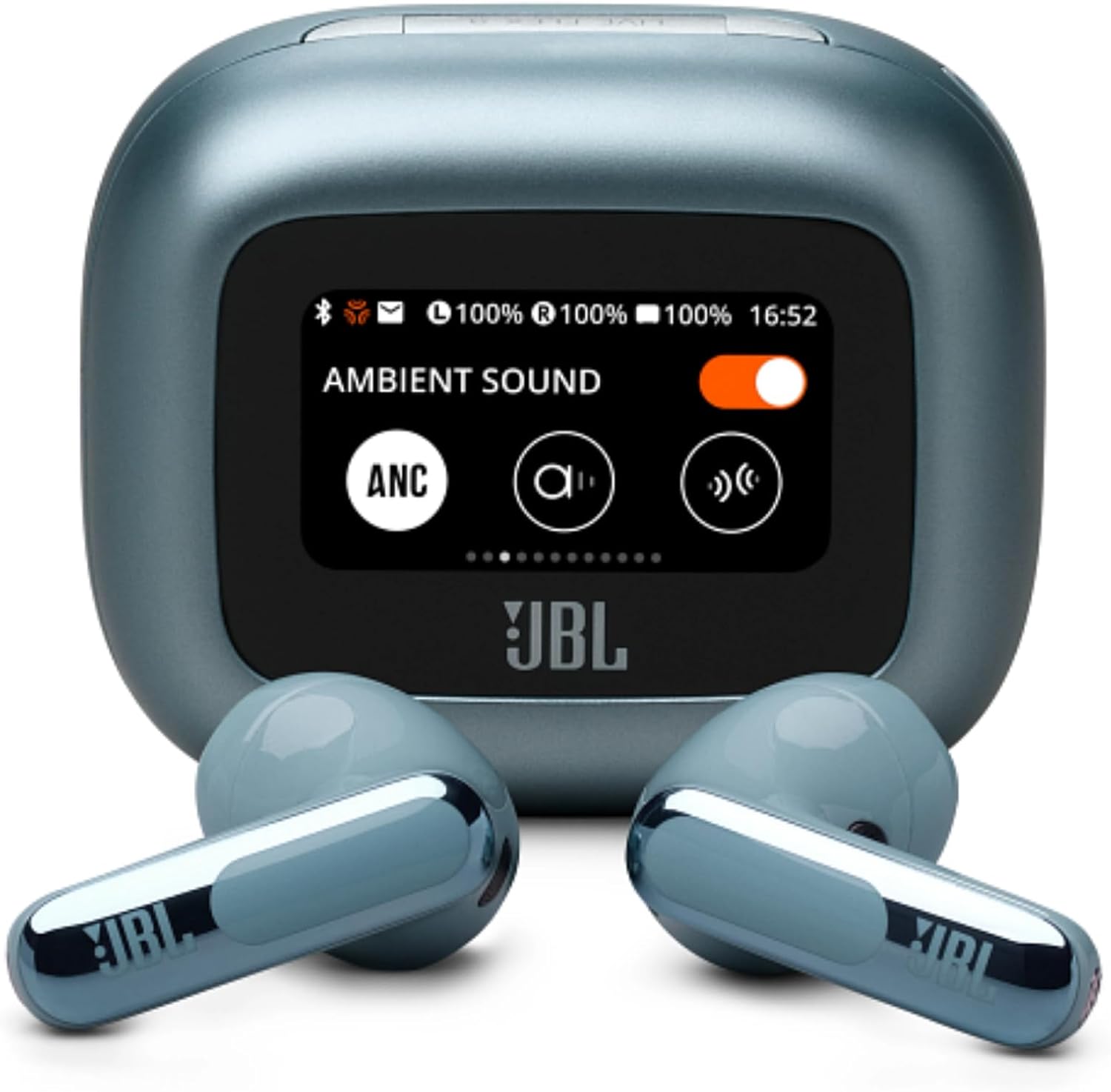 JBL Live Flex 3 True Wireless Earbuds With Display | Blue