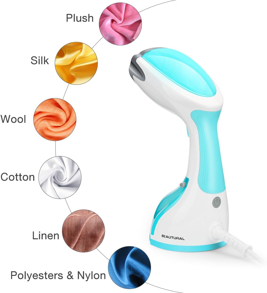 Black & Decker Handy Garment Steamer, 1200 Watt | White