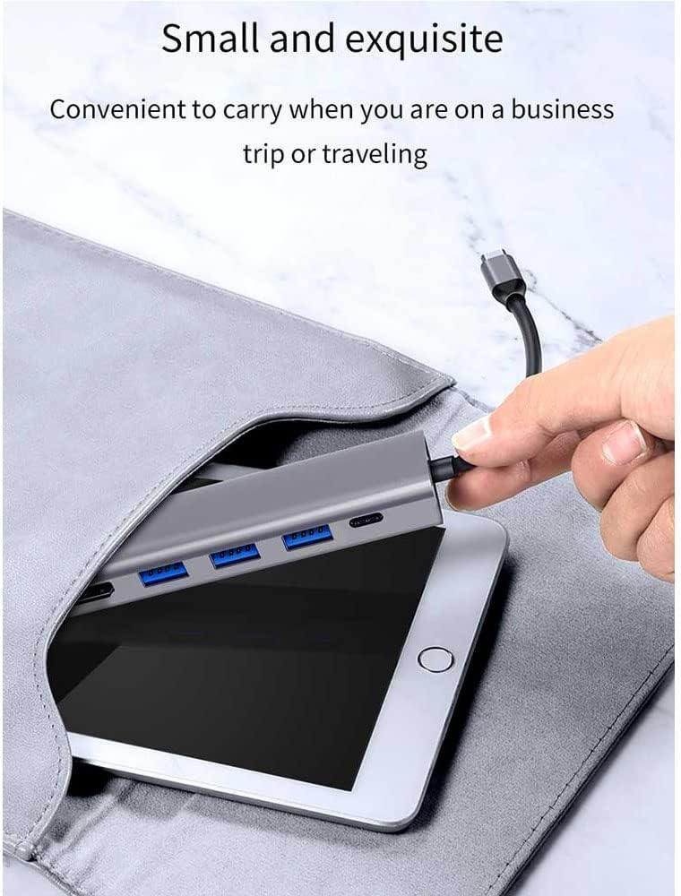 Wiwu Alpha 5 in 1 USB-C Hub Multi-Port Connect Hub | Gray