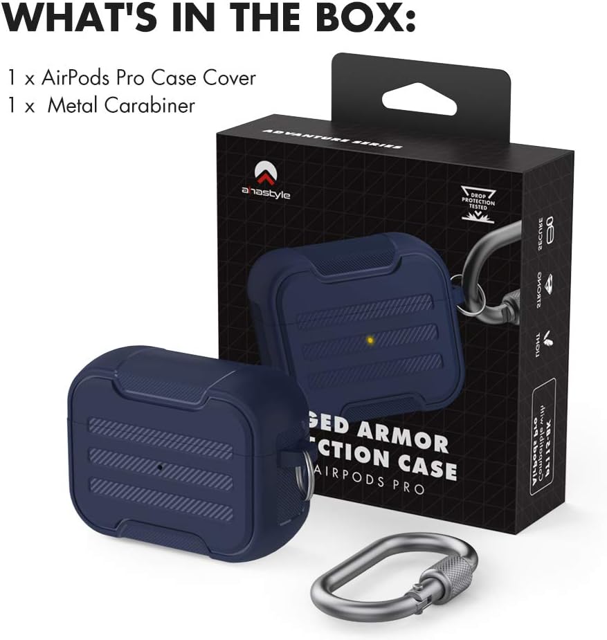 Ahastyle Airpods 3 Protection Rugged Armor Case | Blue