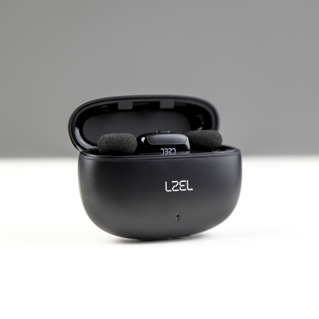 LZEL 2.4GHz Wireless Microphone – Portable, Plug & Play, Noise Reduction & Voice Effects