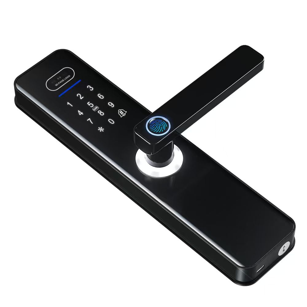 LZEL Smart Door Lock ZSN010 | 3D Facial Recognition, Fingerprint, Password, IC Card & Remote Unlock