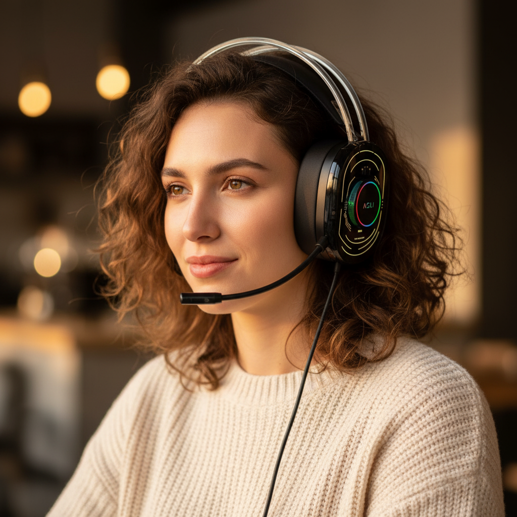Asli Global EvoStrike G3 Over-Ear Wired Headphone | Black