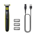 Philips OneBlade Hybrid Styler for Trim, Shave, Edge 3-Comb | Lime Green/Charcoal Grey