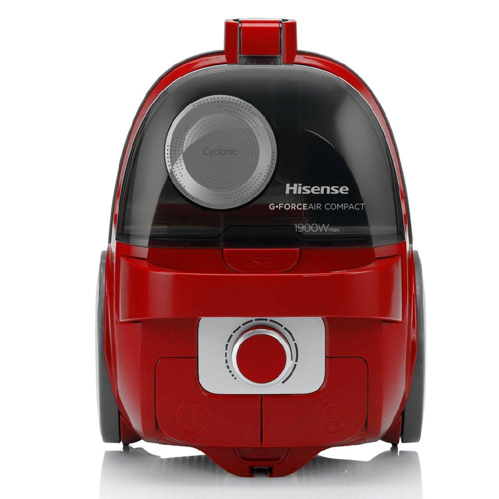 Hisense Canister Vacuum Cleaner, 1900W, 2.2 L | Red