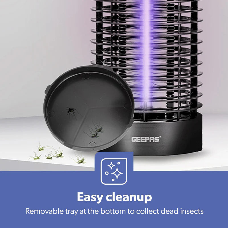 Geepas Electric Insect Killer 6W | UV Mosquito & Fly Trap, Chemical-Free & Safe