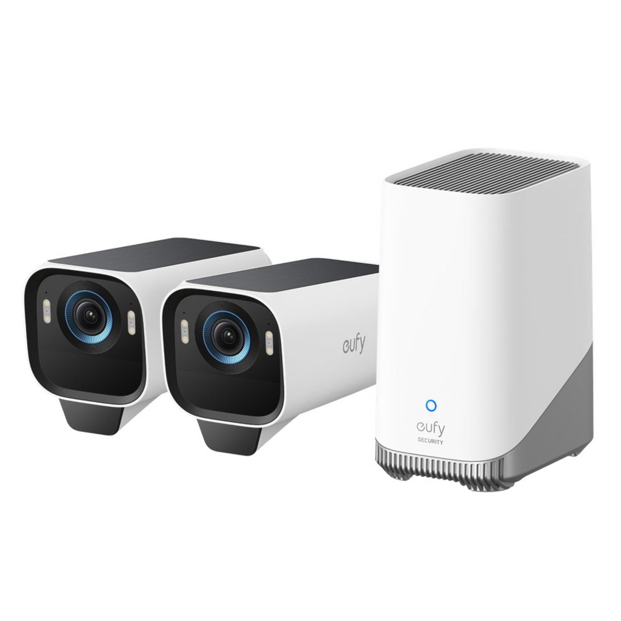 Eufy Cam S3 Pro 4K 2-Cam Kit | White and Black