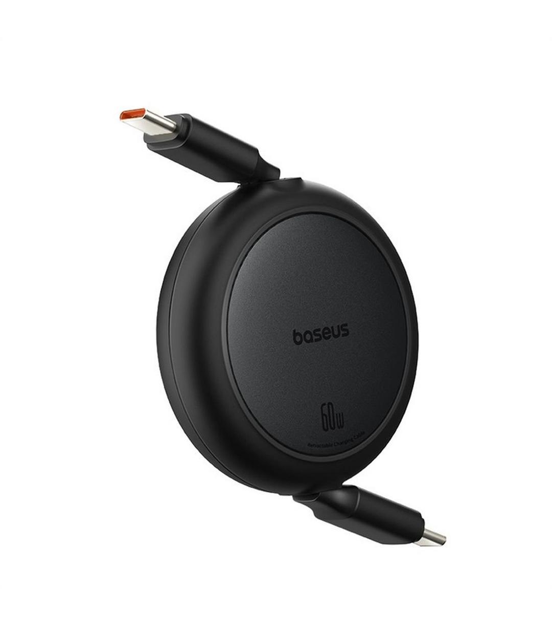Baseus Free2Pull Mini Cable USB-C to USB-C 60W 1m | Cluster Black